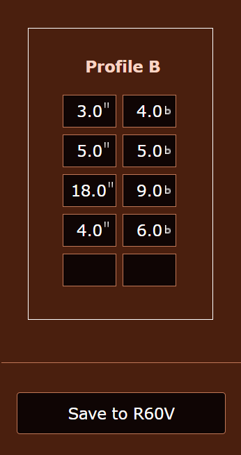 Set Espresso Profiles